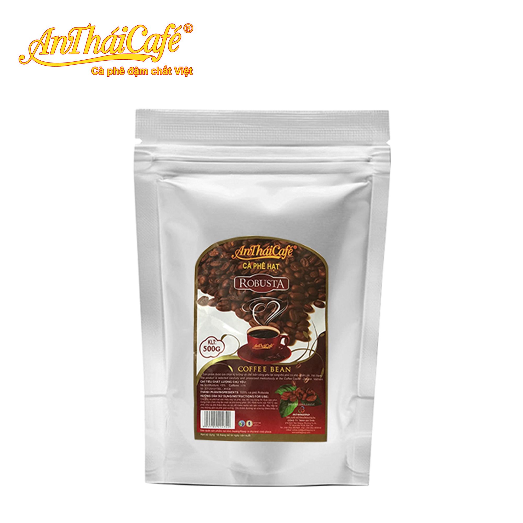 Cà phê hạt rang Robusta (500gr) - AnTháiCafé