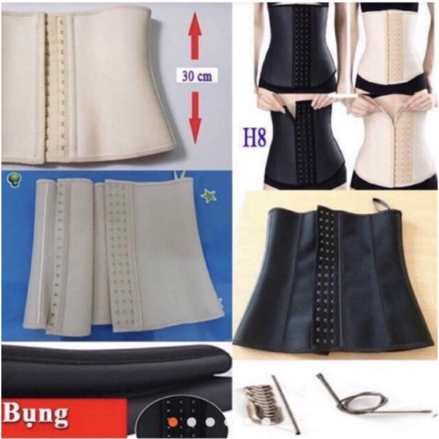 Đai nịt bụng latex 9 xương