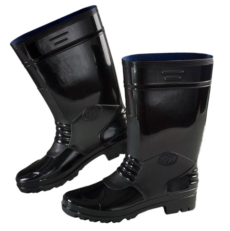 [RẺ VÔ ĐỊCH] Ủng nhựa màu đen Hoa San size 38-43 đế cứng, ủng đen Hoa San