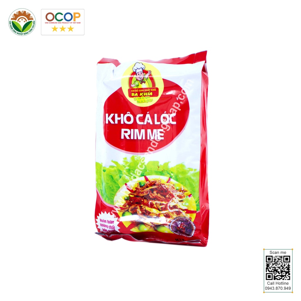 KHÔ CÁ LÓC RIM ME - 75 Gram