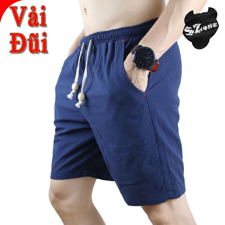 Quần đũi nam hè SQ501, Quần đùi đũi, Quần shorts vải đũi