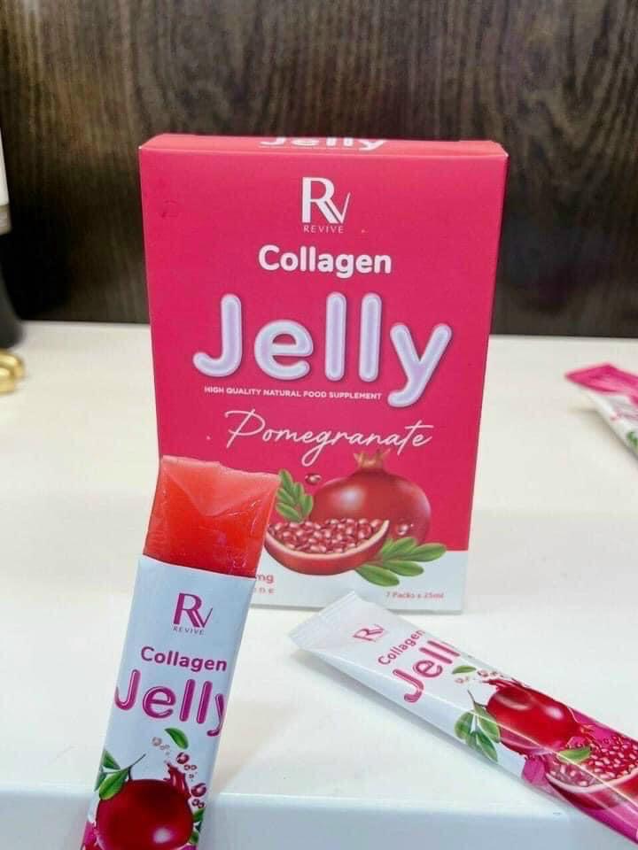 Thạch Collagen Lựu Jelly Thụy Sĩ  Trắng Da