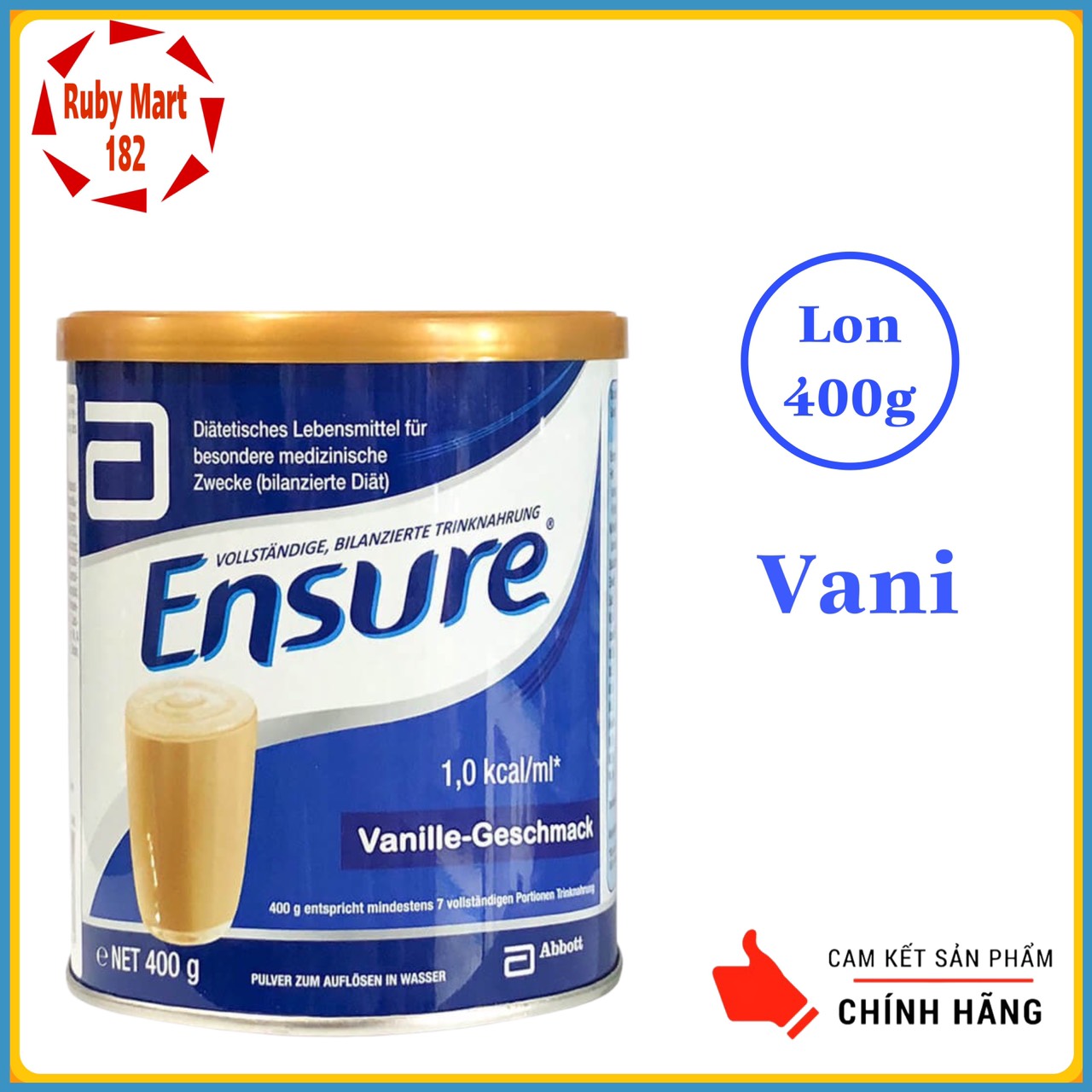 [Date 9.2024] Sữa ENSURE ĐỨC LON 400G