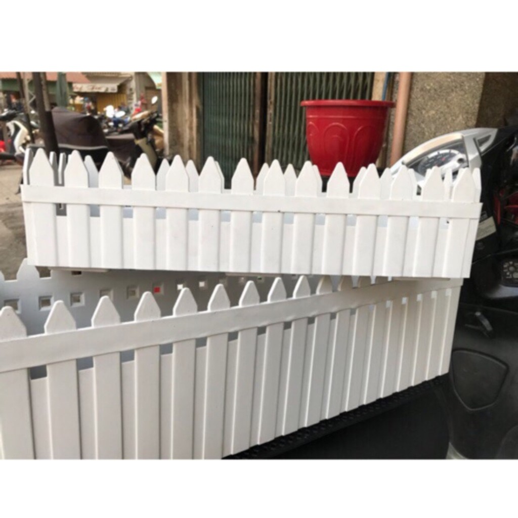 Chậu hàng rào nhựa - dài 42cm
