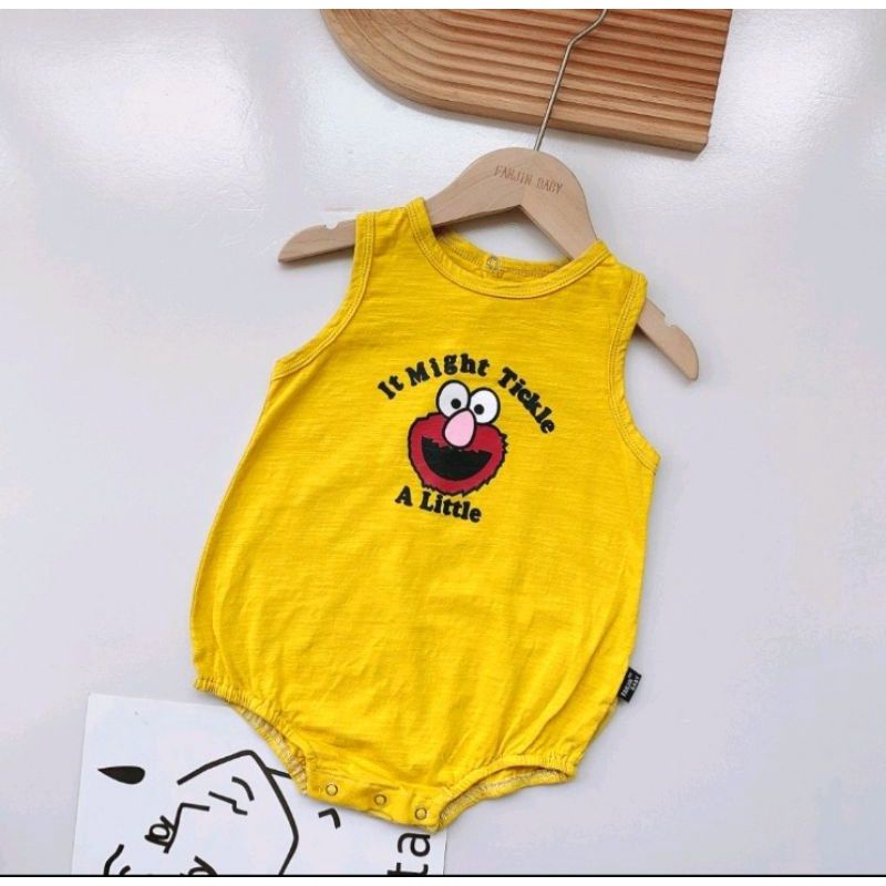 Bodysuit ba lỗ chip cho bé
