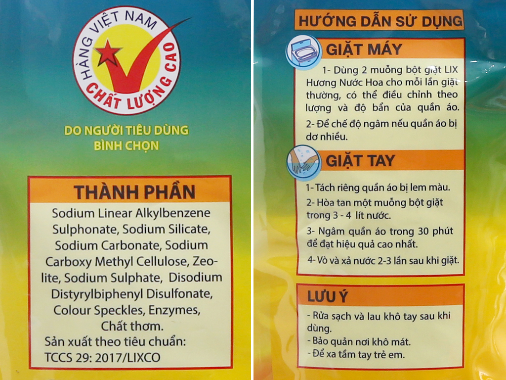 [HCM]Bột giặt Lix hương nước hoa 5.5kg
