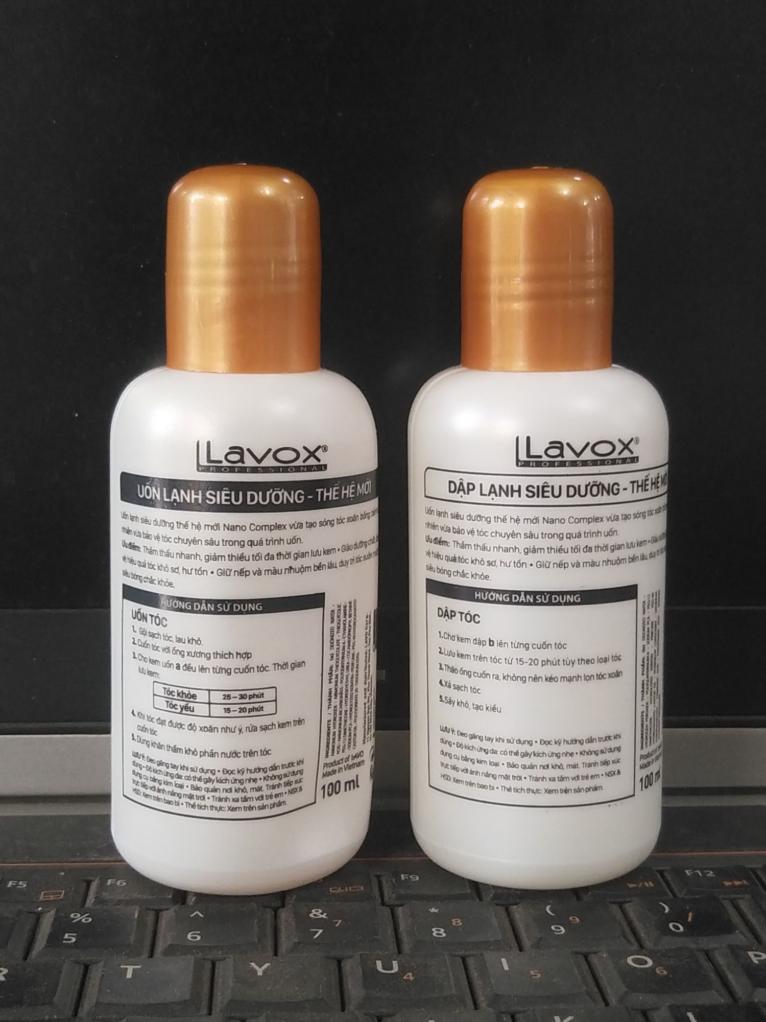 THUỐC UỐN LẠNH SIÊU DƯỠNG LAVOX NANO COMPLEX 100ml x 2