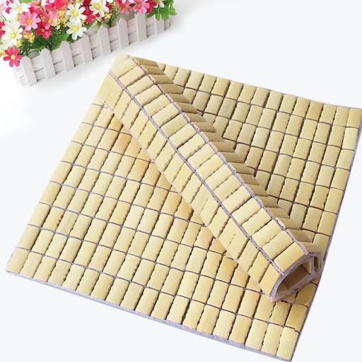 Miếng lót ghế oto, tấm lót ghế làm việc văn phòng bằng trúc mát lạnh