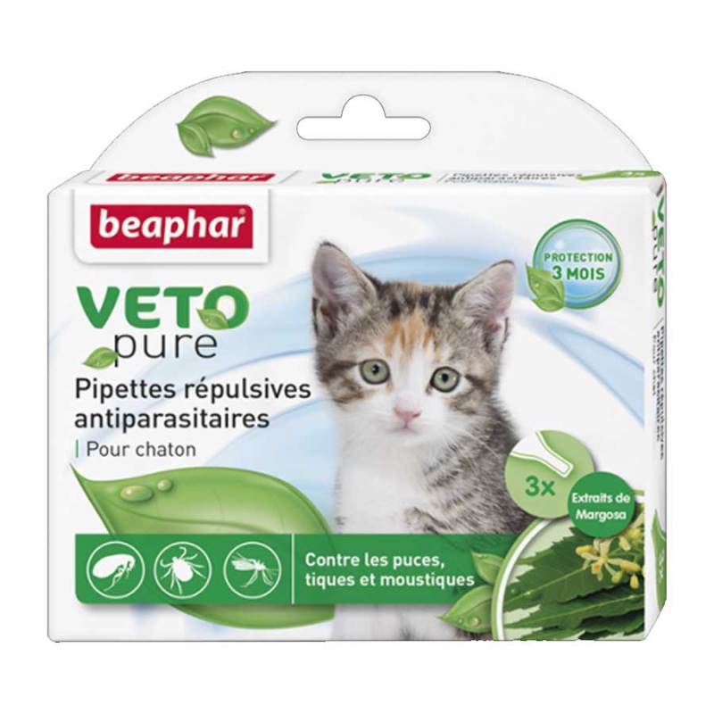 Thuốc Nhỏ Gáy Cho Mèo Con Ngăn Ngừa Ve Beaphar Bio Green