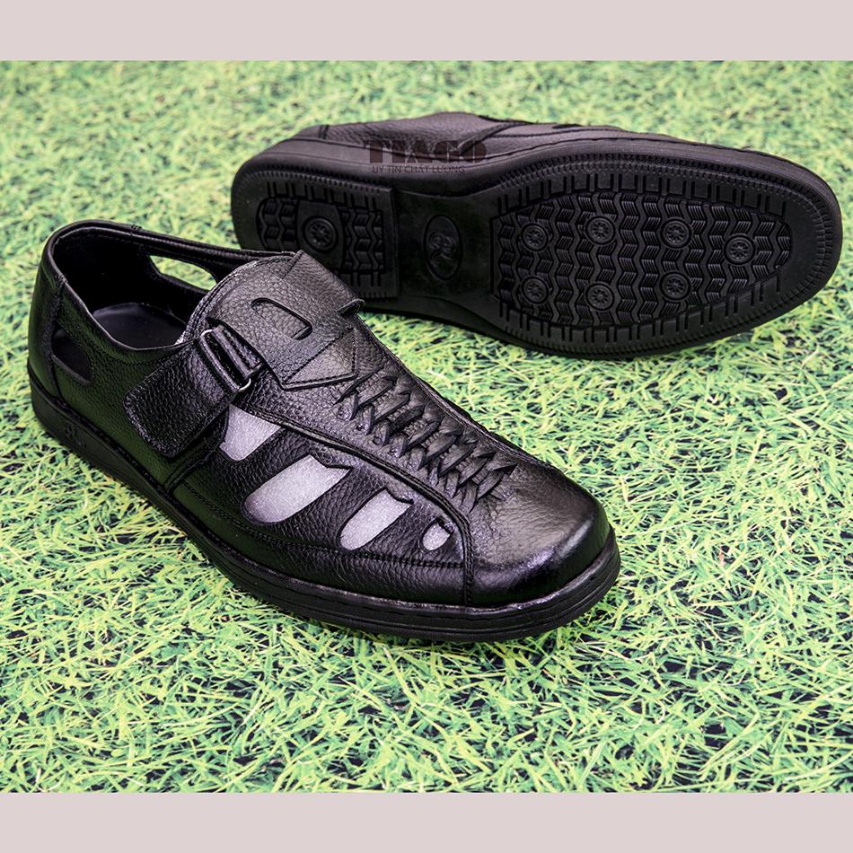 giày hè giày rọ sandal nam da bò thoáng mát