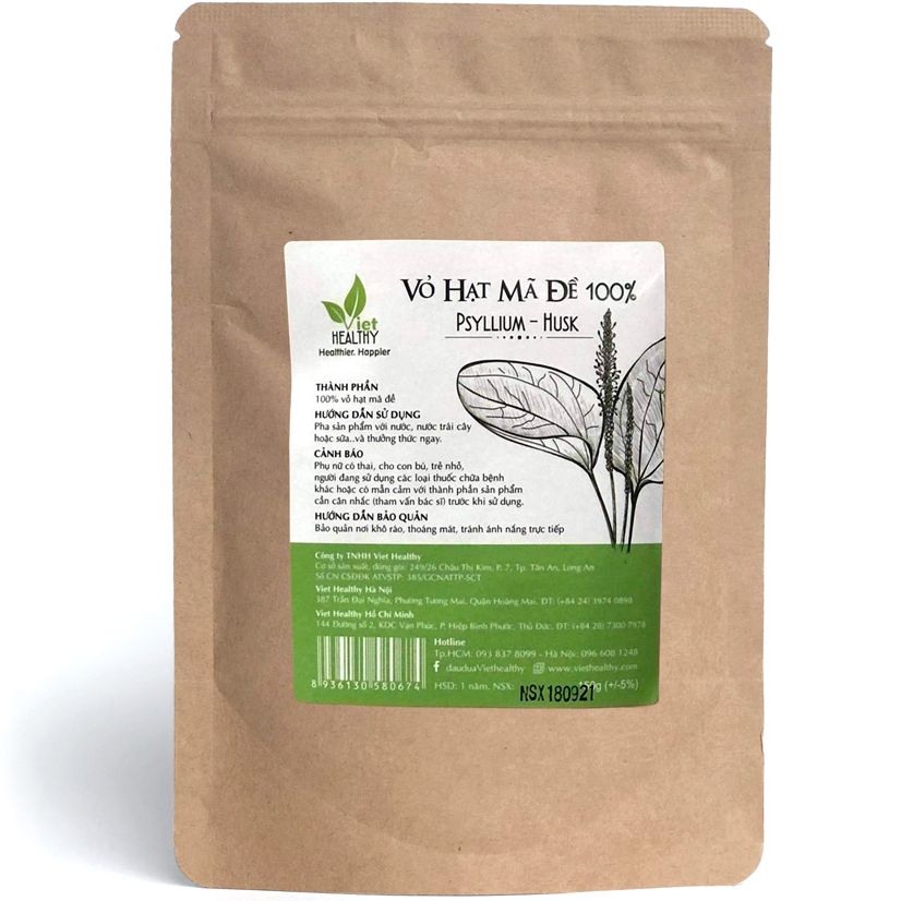 Vỏ hạt mã đề 150gr