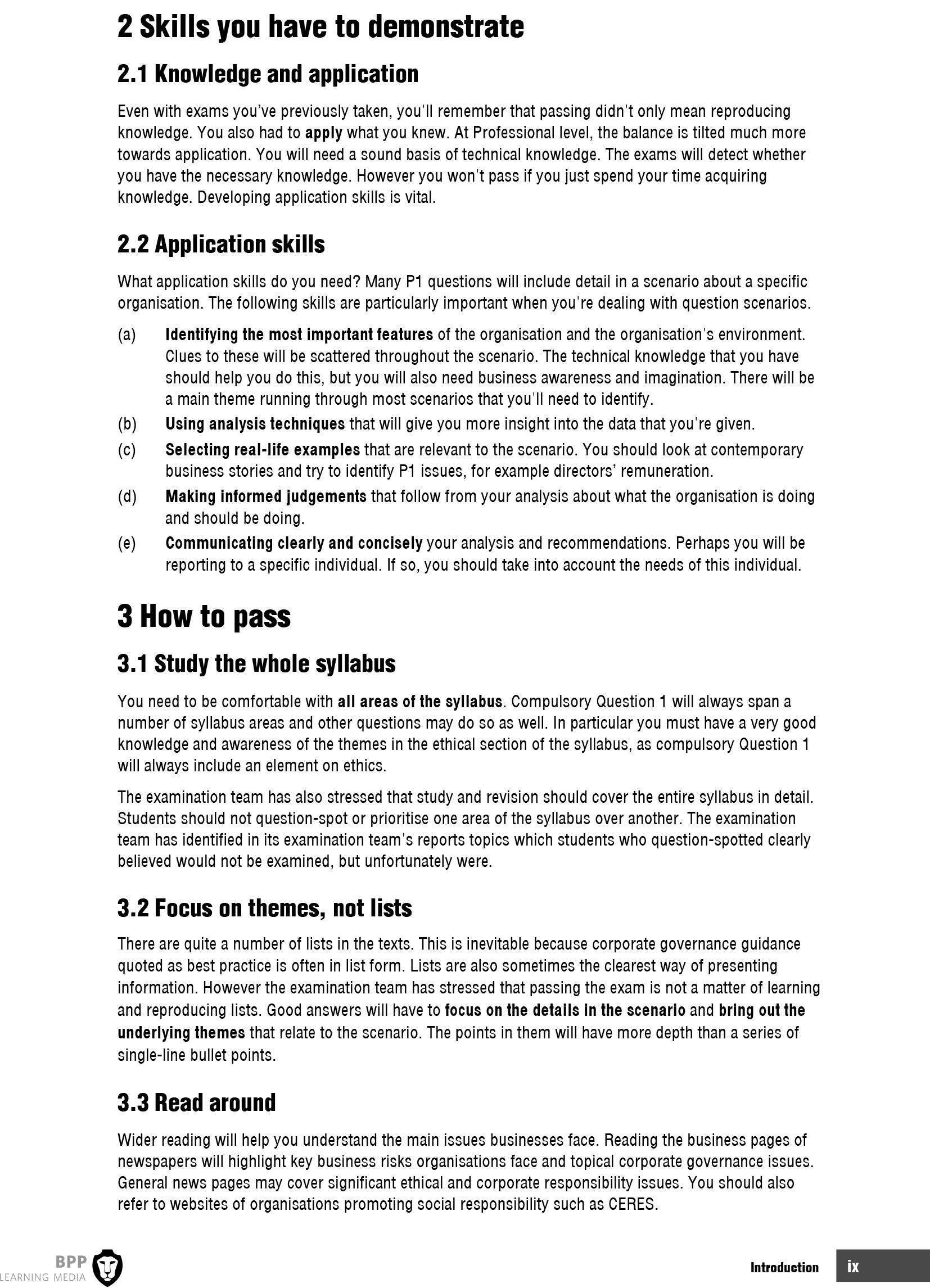 ACCA. Paper P1 Governance, Risk and Ethics. Study Text Sách