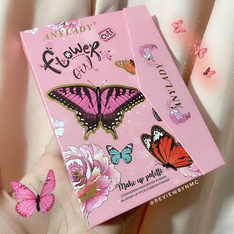 [HÀNG MỚI VỀ] Phấn bóp trang điểm AnyLady Flower – CAVALI – Bộ trang điểm siêu tiện lợi