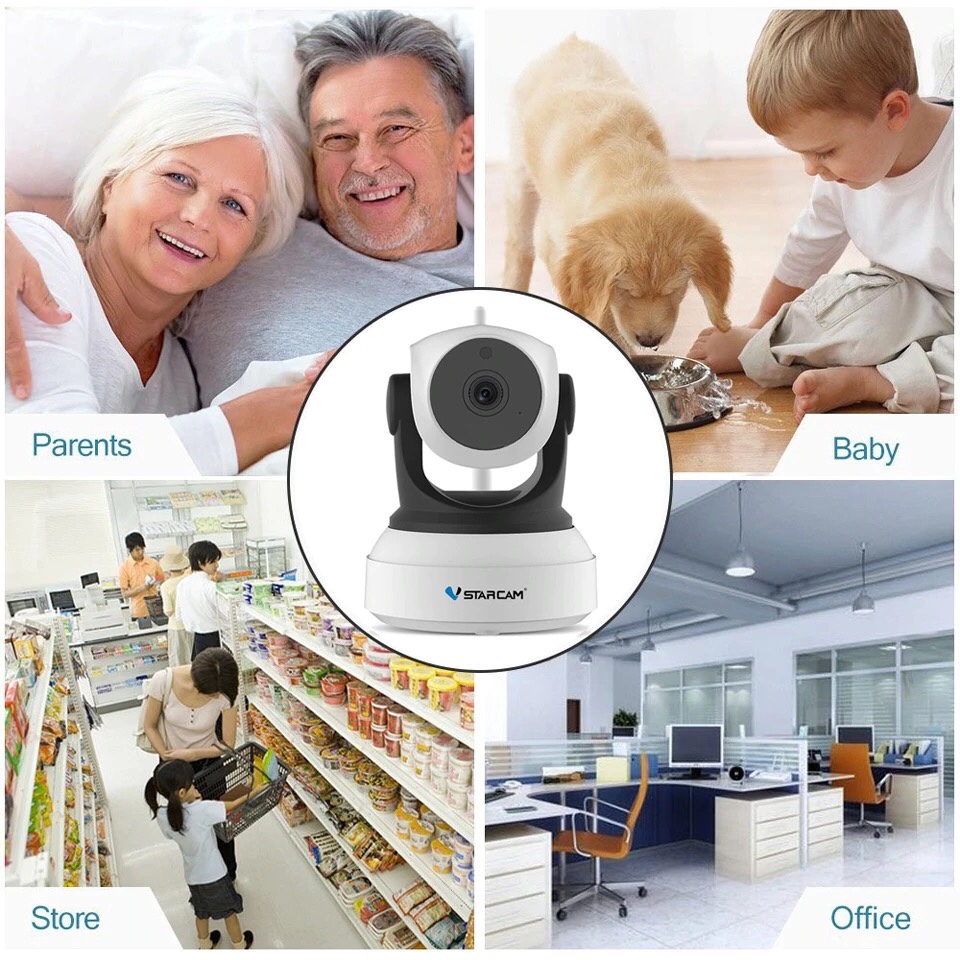 Camera wifi IP Vstarcam C24s Full HD 1080P (Tặng thẻ 128GB)