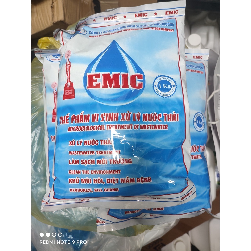 Men vi sinh xử lý nước thải EMIC