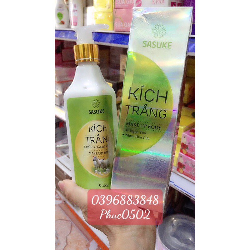 Body Kích Trắng Sa.Su.Ke