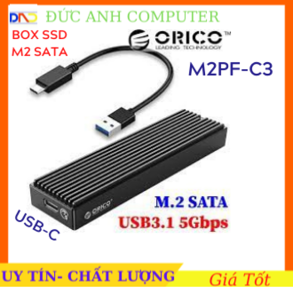 Bảng giá Box ổ cứng M2 sata sang usb-C Orico M2PF-C3- Box M2 ORICO- Bảo Hành 12 Tháng Phong Vũ