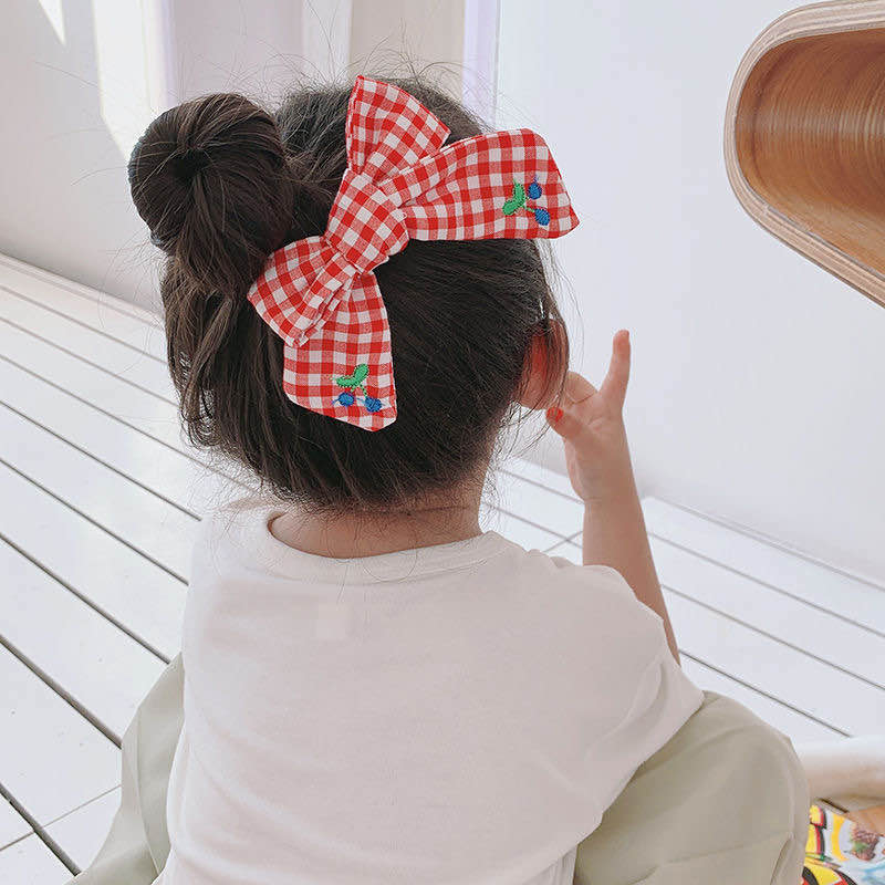 Sét 2 kẹp nơ và bông dễ thương cho bé gái