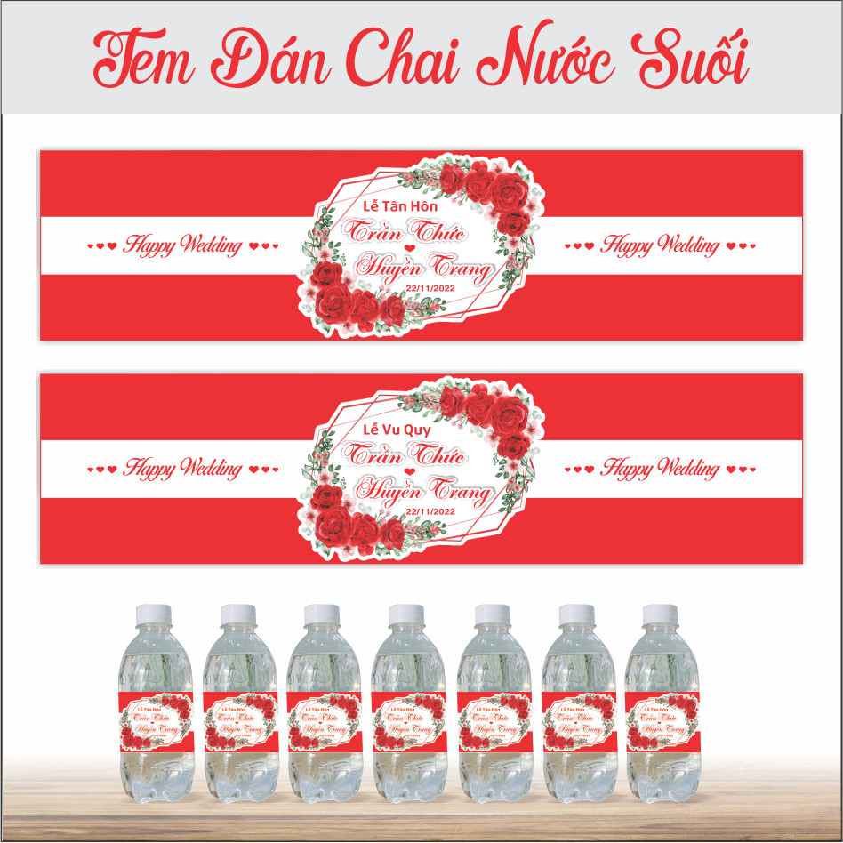 Tem nước suối dán chai nước_ in theo tên