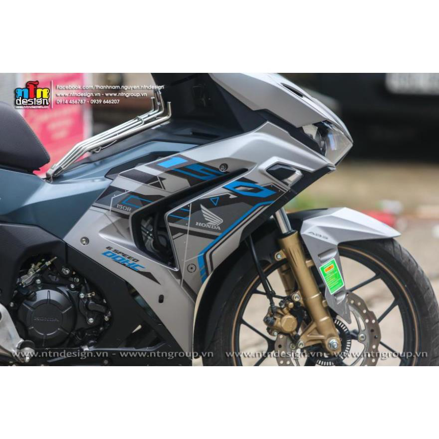 Tem rời Winner X V3 bạc xanh đen