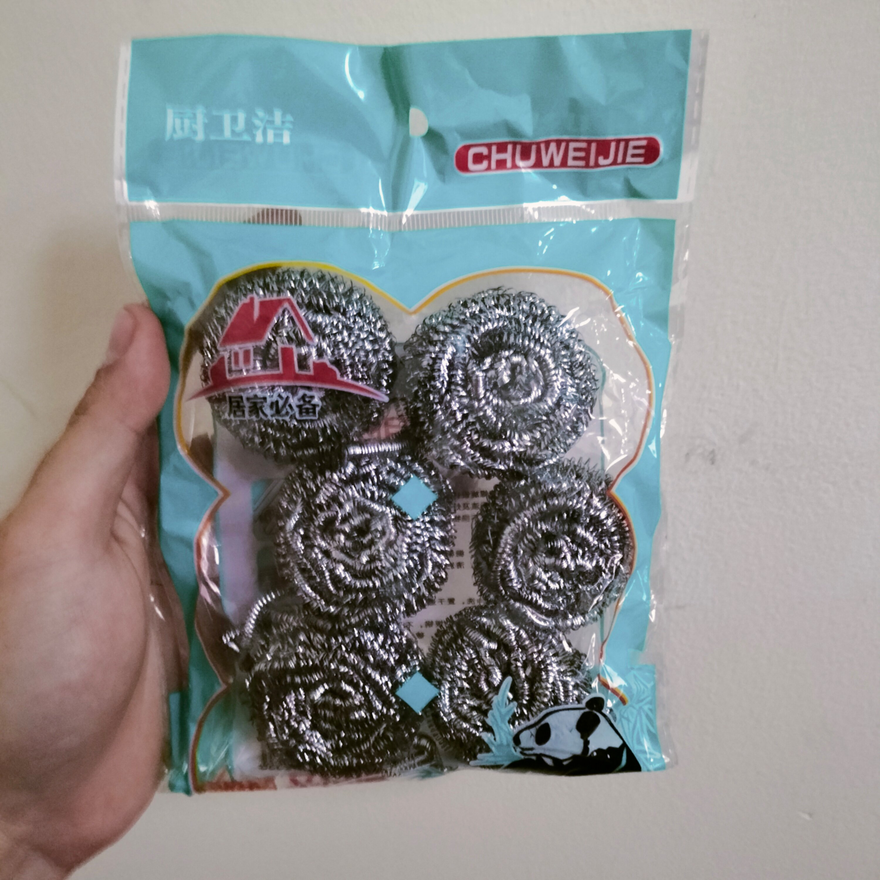 Set 6 Búi Sắt Cọ Xoong Nồi Miếng Chà Xoong