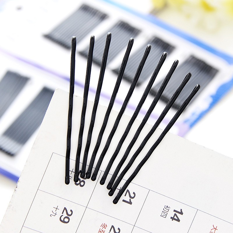 (HCM)Vỉ ghim kẹp tóc Bobpin giúp cố định tóc- Vỉ 36 chiếc