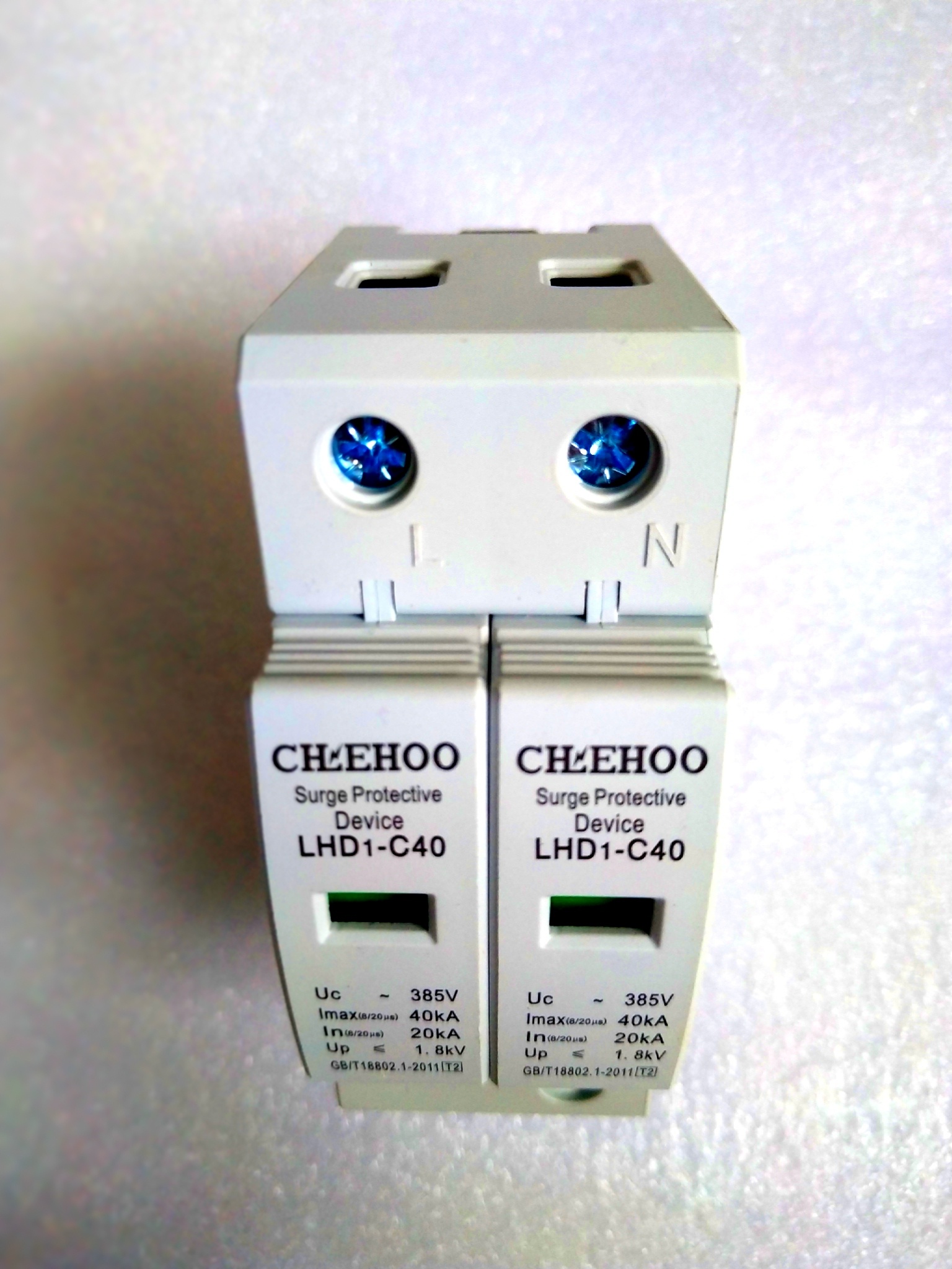 CHỐNG SÉT AC 1 PHA 220VAC BẢO VỆ THIẾT BỊ ĐIỆN NHÀ - CHỐNG SÉT 1PHA LHD1-C40