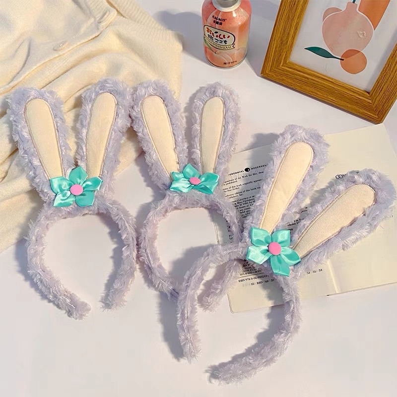 Bờm tai thỏ Stella màu tím dễ thương