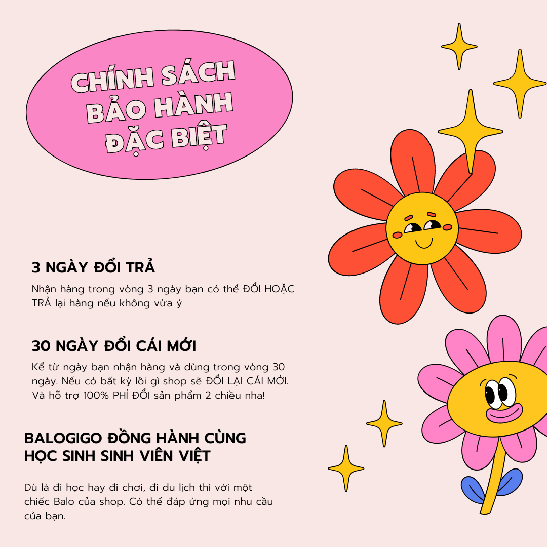Balo Basic đơn giản vải trơn chống thấm nước G240 - BaloGigo