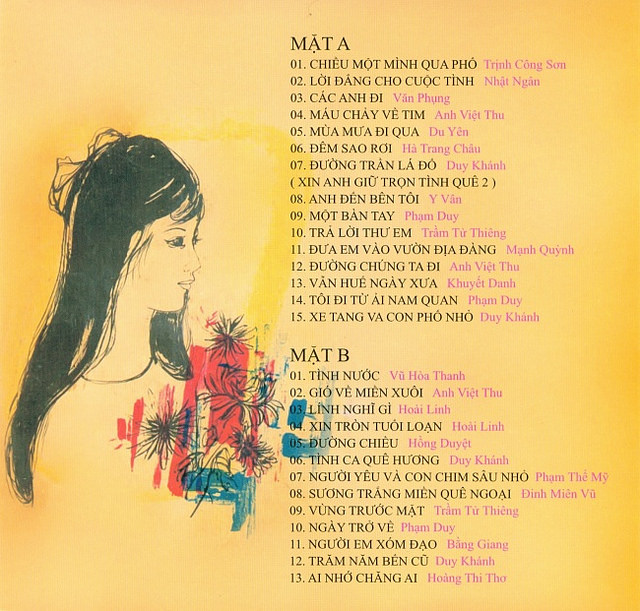 Bộ 6 đĩa cd nhạc Duy Khánh 1 (nhạc trước 1975)