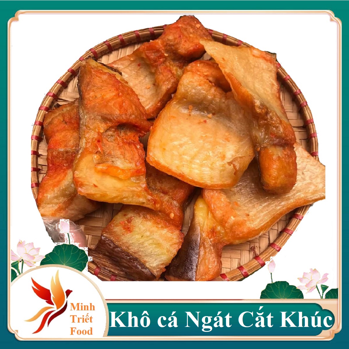 Khô cá ngát cắt khúc siêu thịt 500gr