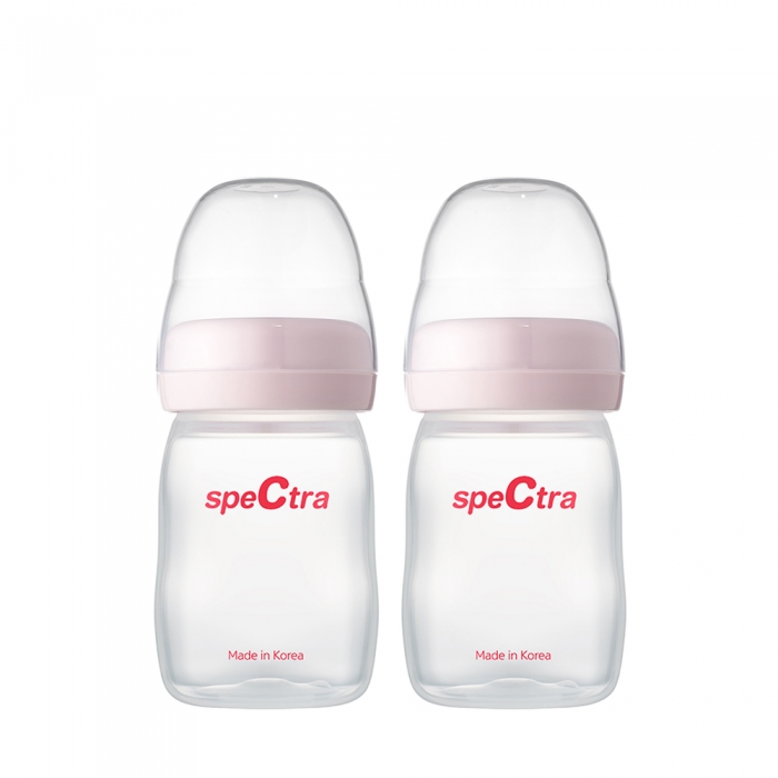 BỘ 2 BÌNH TRỮ SỮA PP CỔ RỘNG SPECTRA 160ML