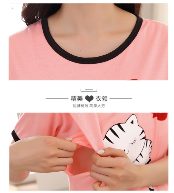 Bộ đồ bầu và sau sinh cho con bú mùa hè
