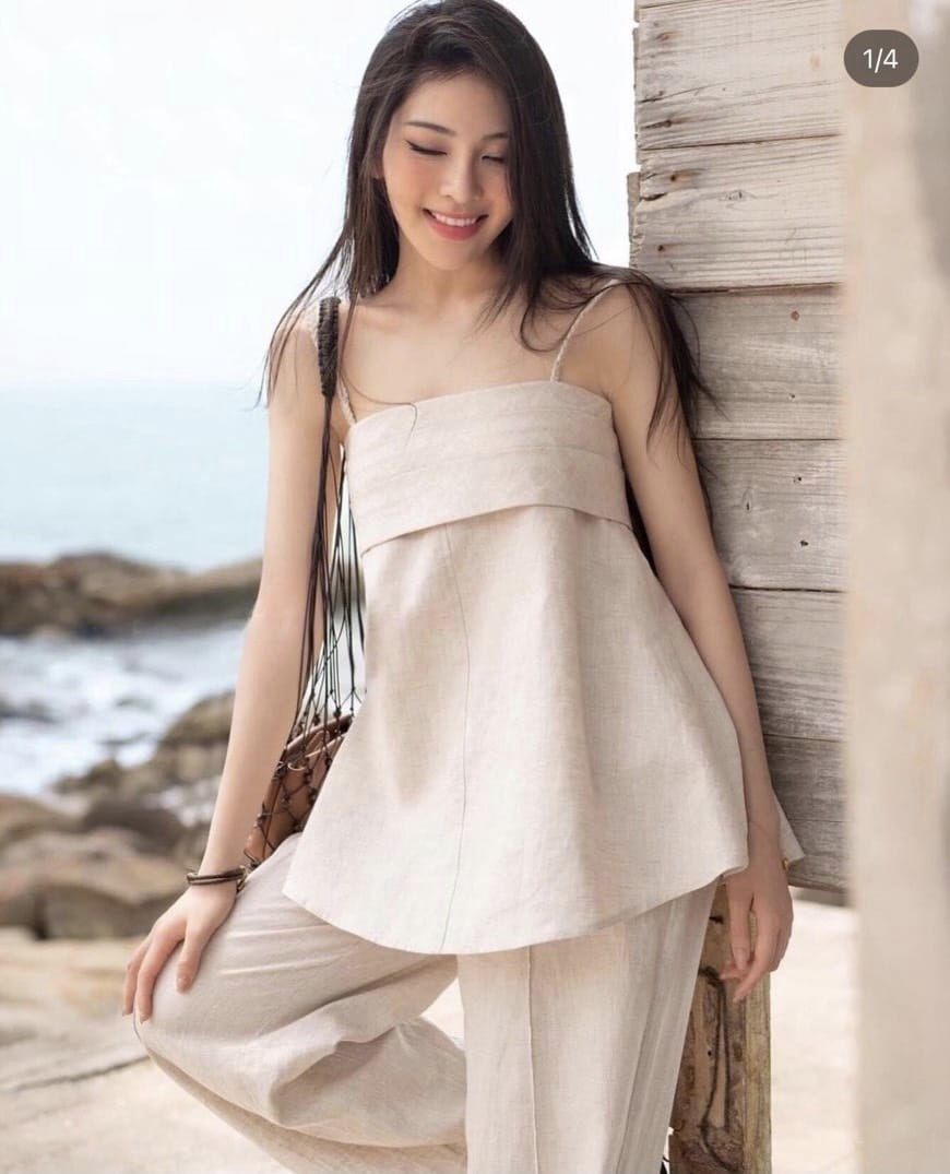 VOUCHER 15% - SET ÁO NUDE 2S DOLL + QUẦN SUÔNG