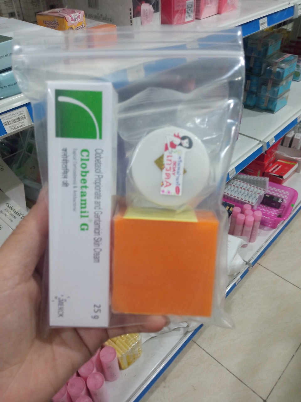 BỘ 3 MÓN CLOBETAMIL G THÁI LAN