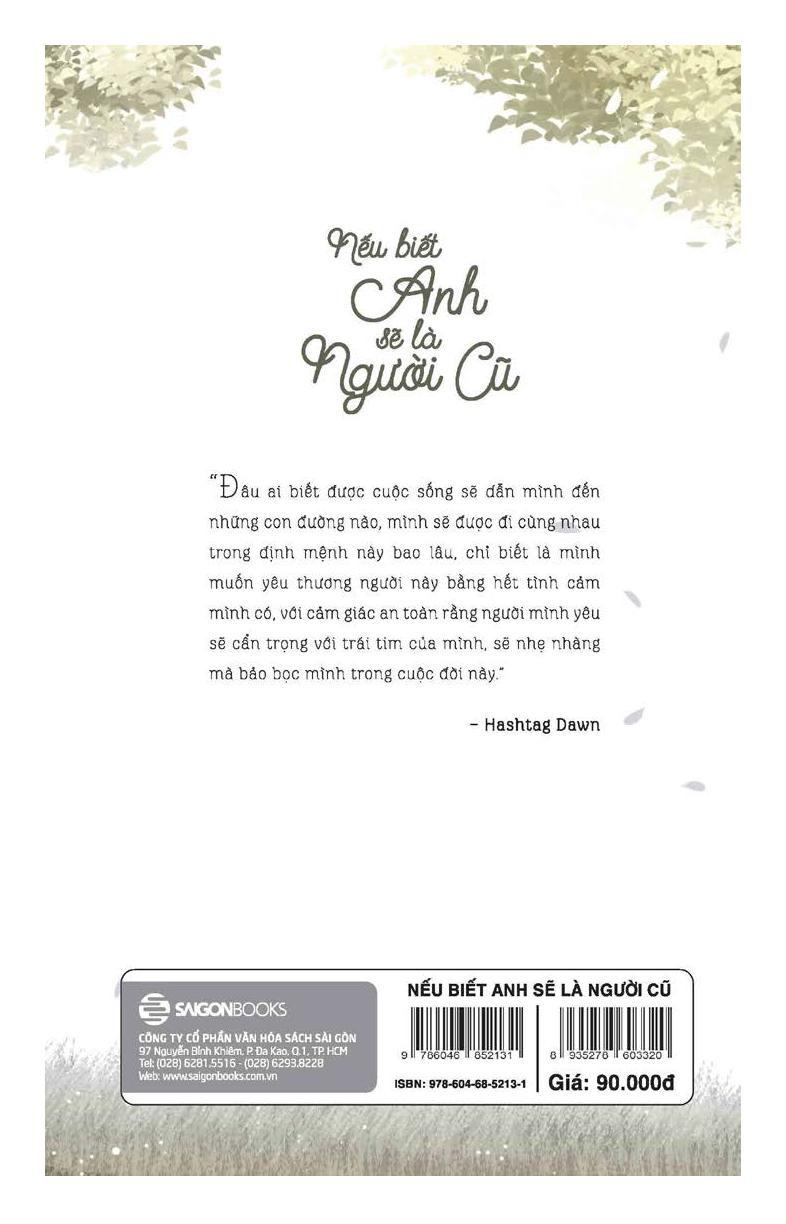 Fahasa - Nếu Biết Anh Sẽ Là Nguời Cũ