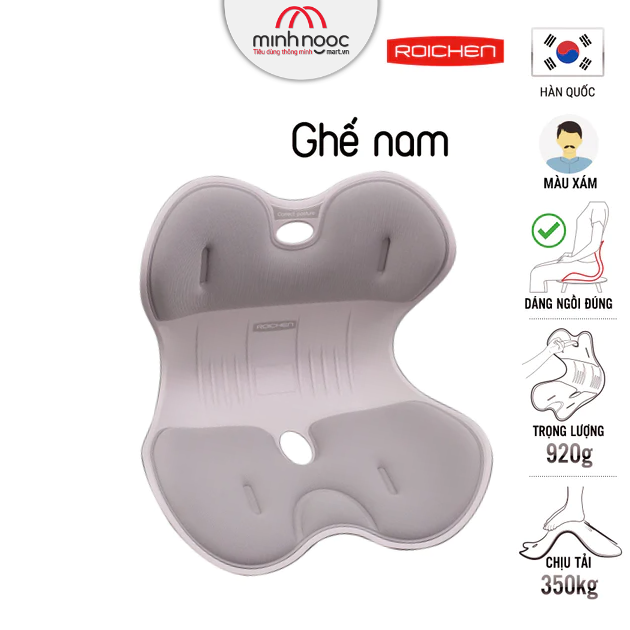 Giao hoả tốc 2h_Ghế chỉnh dáng ngồi đúng dành cho Nam, Nữ, Trẻ Em - Roichen Hàn Quốc (Made in Korea). Hàng chính hãng