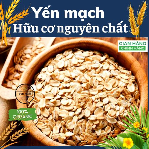 500g Yến mạch hữu cơ nguyên chất cán mỏng (cán dẹt)