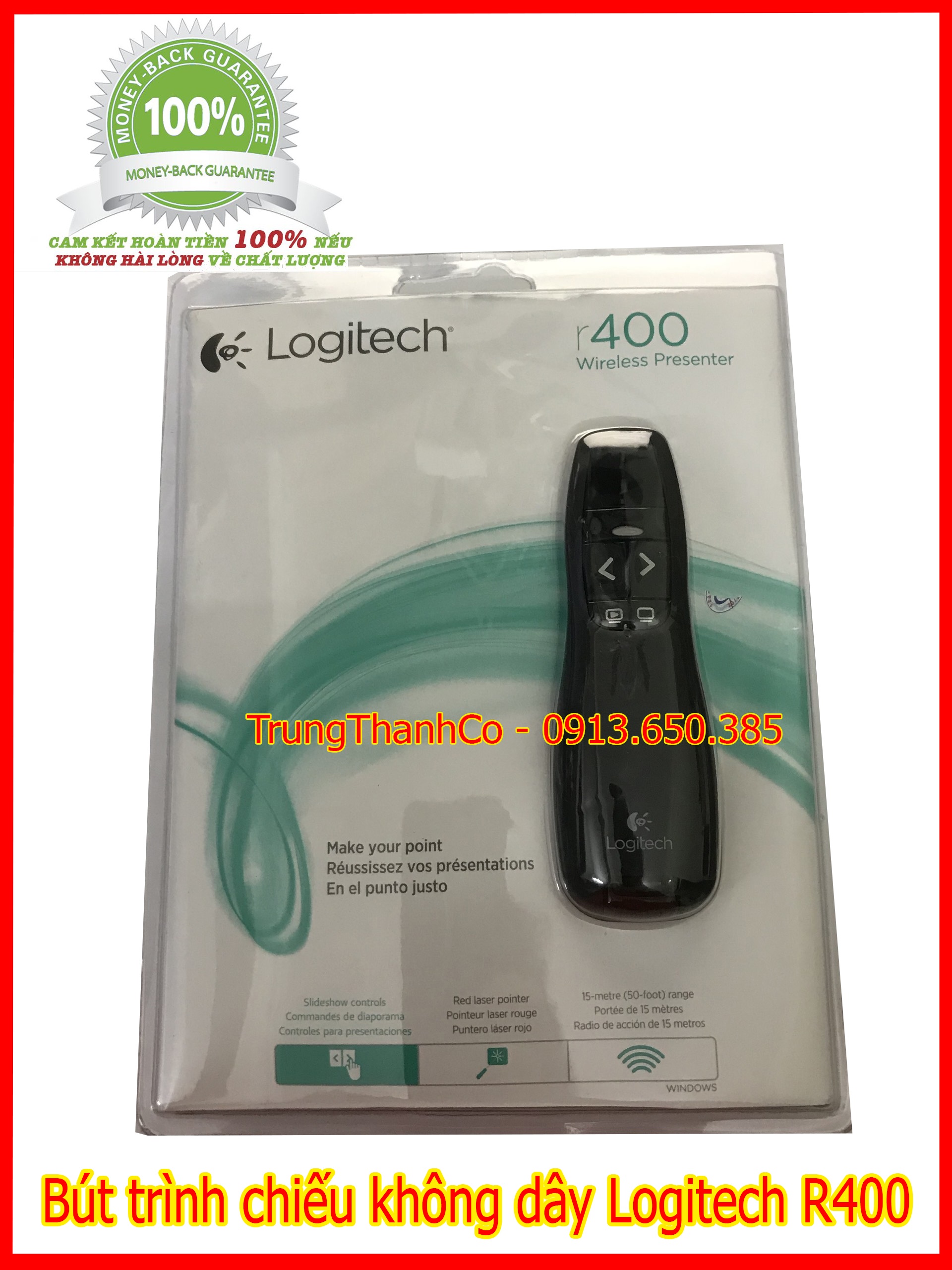 Bút trình chiếu không dây r400