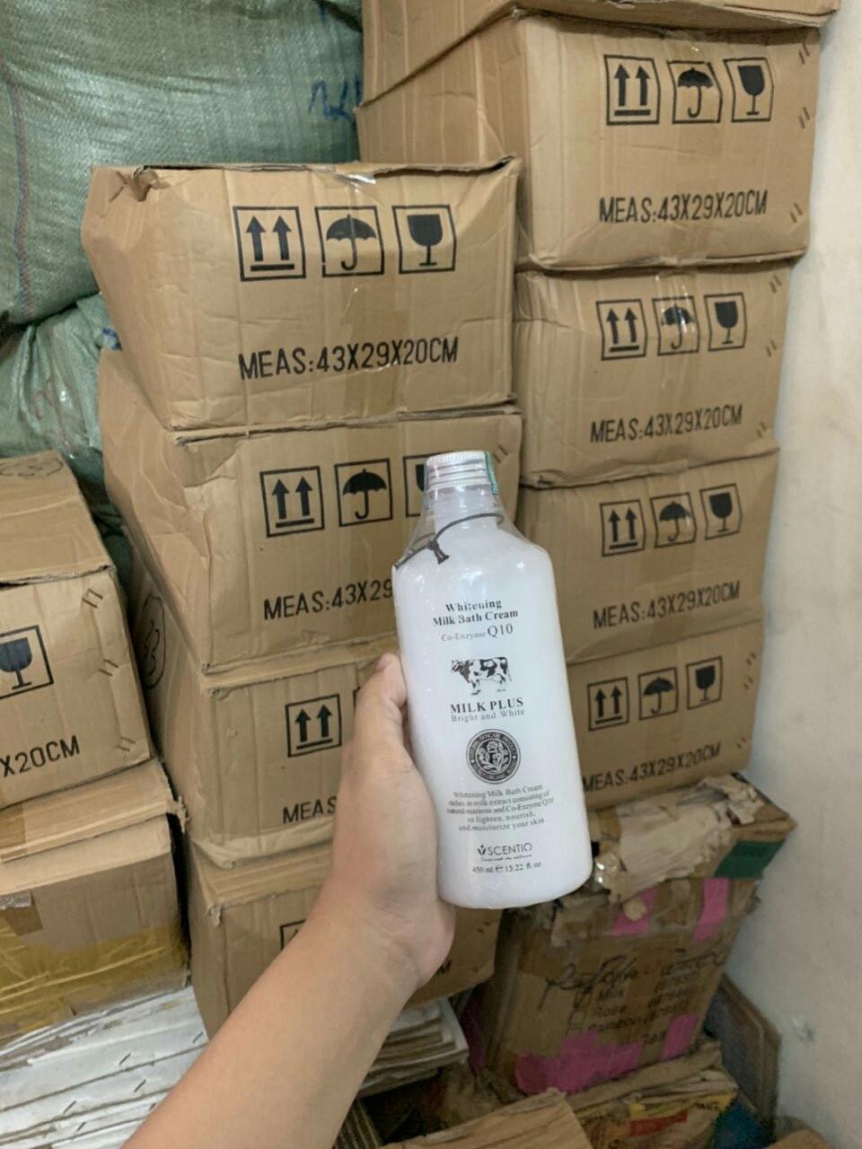 sữa tắm bò milk plus Q10 thái lan 450ml