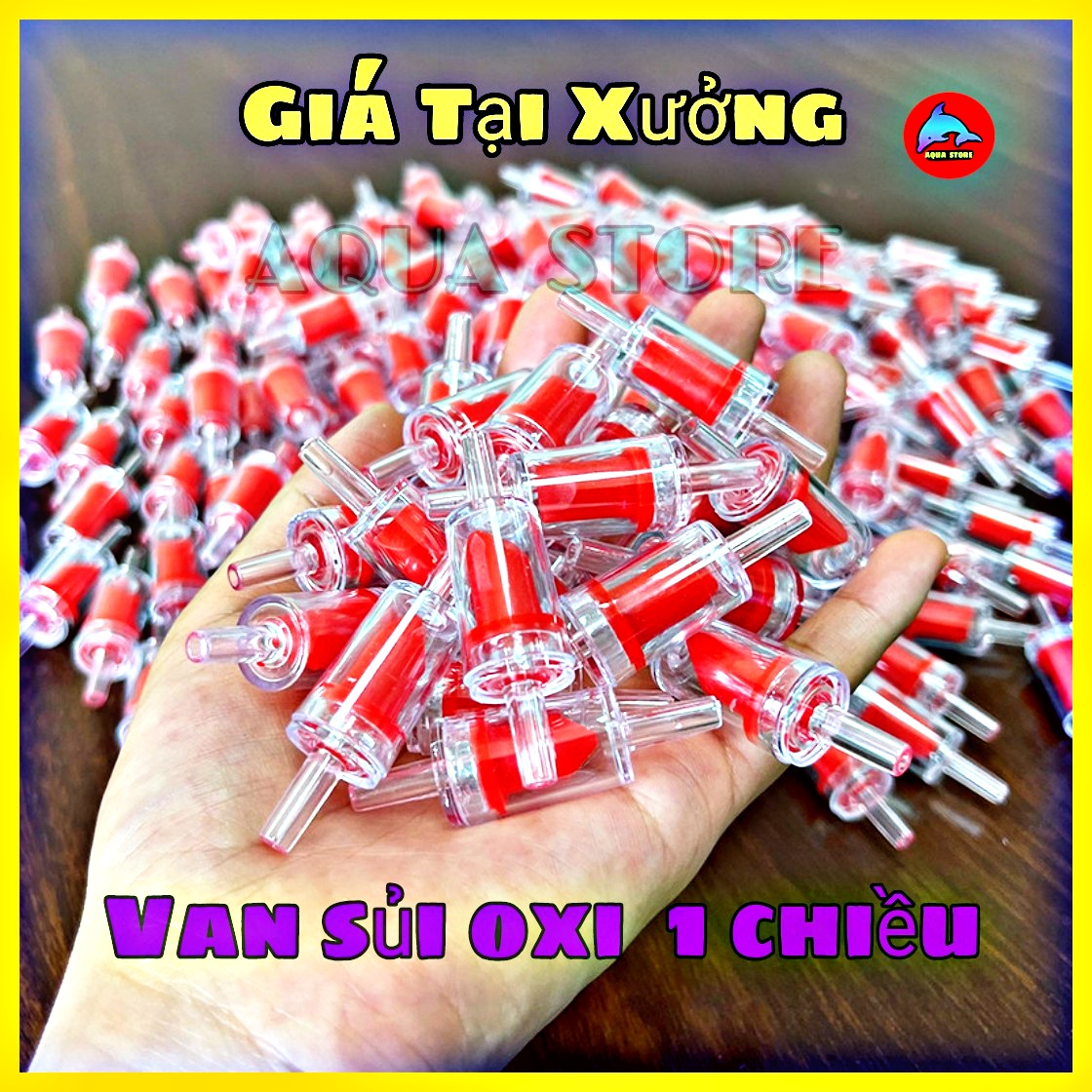 3 Van sủi Oxi 1 chiều Cao cấp , chống tràn cho bể cá cảnh