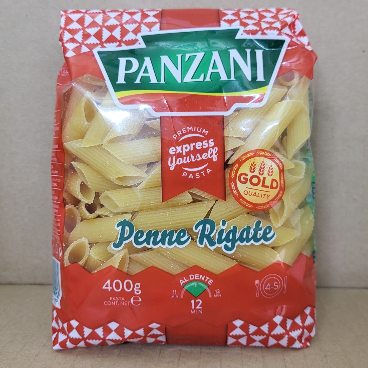 Nui ống xéo panzani penne rigate pasta