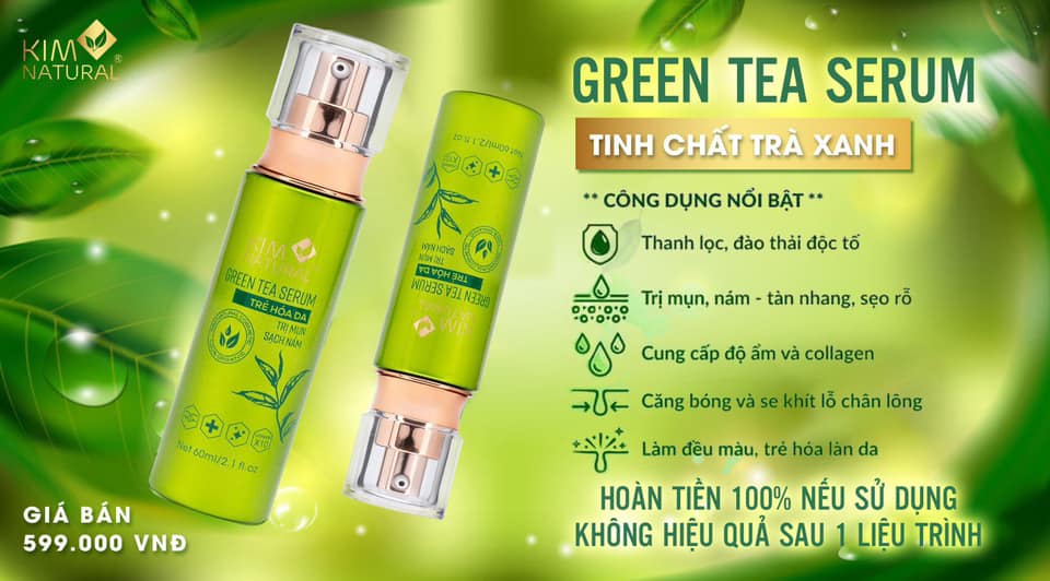 Tinh Chất Trà Xanh VIP Kim Natural