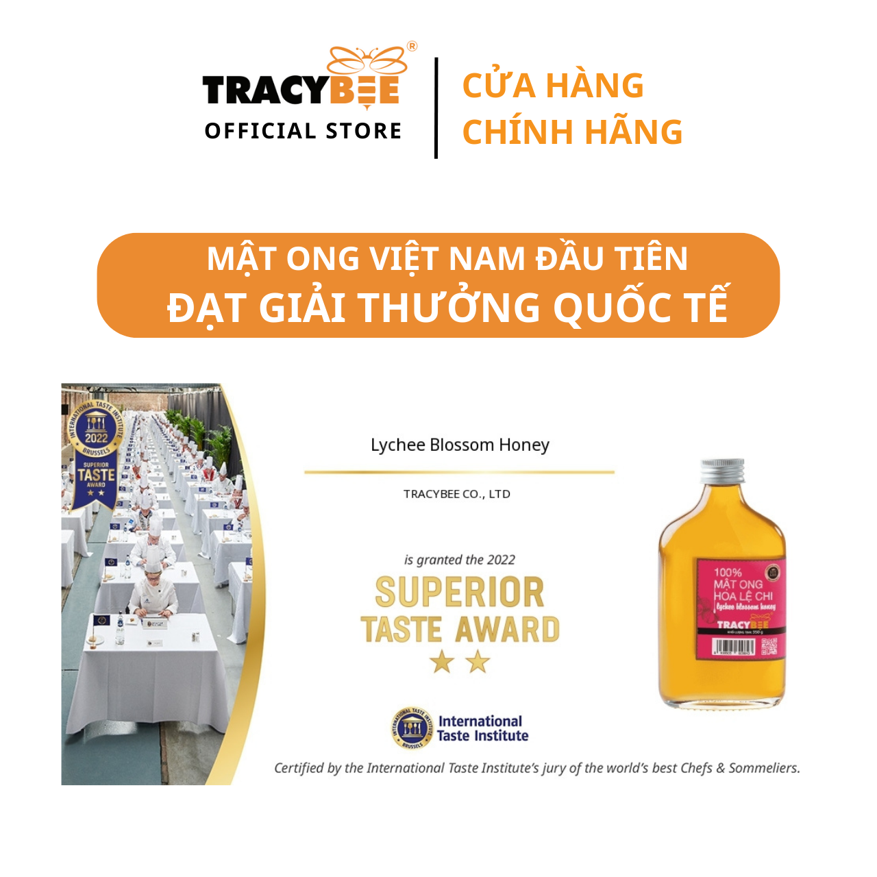 Mật Ong Hoa Vải Tracybee (95G)