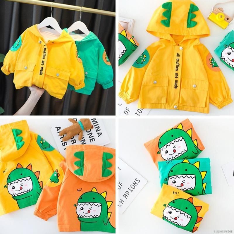 ÁO GIÓ MẪU KHỦNG LONG CHO BÉ