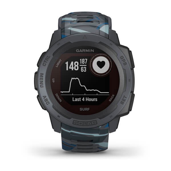 Garmin Instinct Solar GPS Smartwatch - Surf Edition