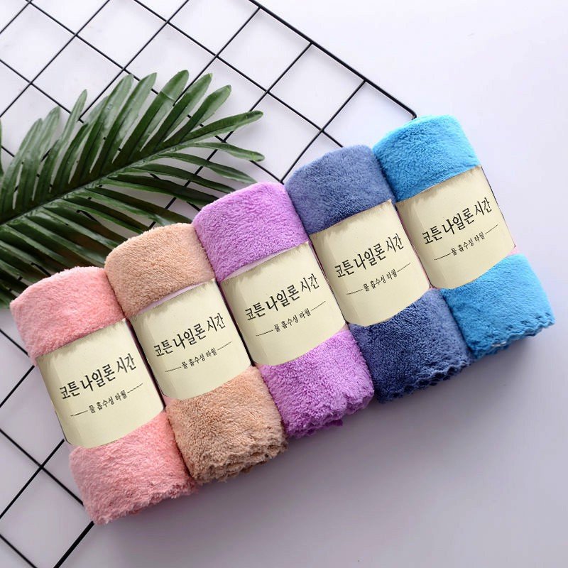 Khăn mặt xuất hàn siêu mềm, siêu mịn, siêu thấm ( KT 30*50 )