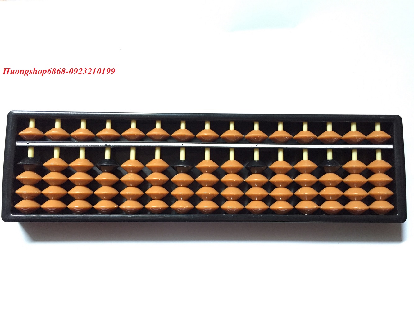 Bàn tính Soroban 15 cột không nút bấm