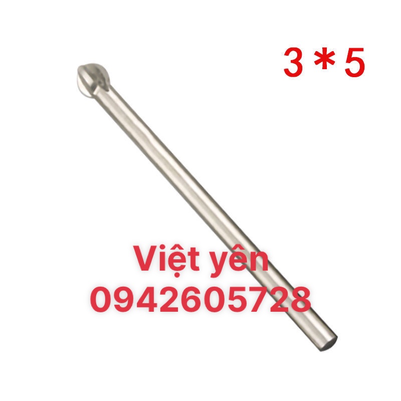 Mũi khoan phay mài khắc , chạm khắc khoét gỗ tạo lũa bonsai , khoét sáo diều cán 3mm