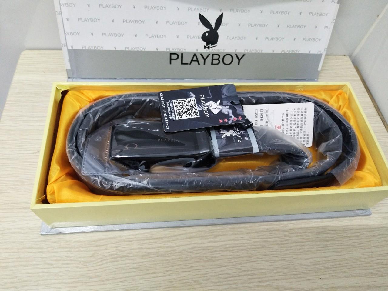 [HCM]Dây Nịt Thắt Lưng Nam Playboy Full Hộp Cao Cấp
